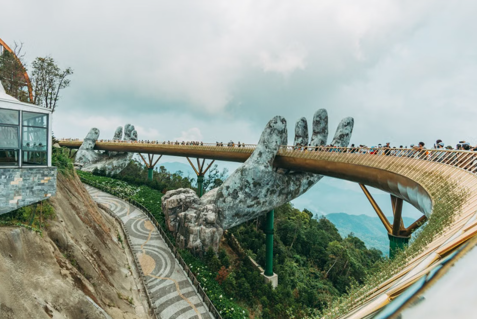 바나힐 골든브릿지,Golden Bridge Ba Na Hills Vietnam