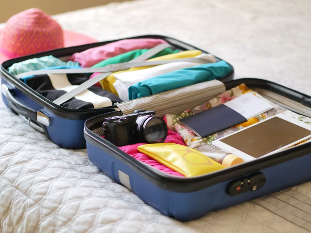 travel packing suitcase checklist