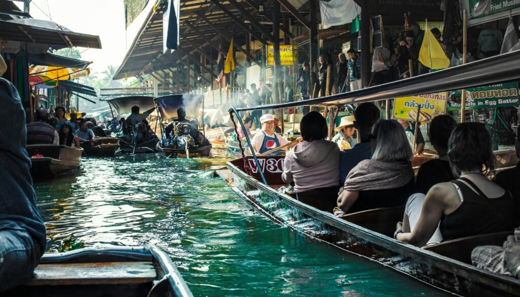 담넌사두억 수상시장, Damnoen Saduak floating market