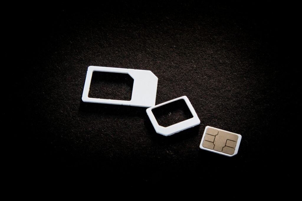 SIM card smartphone travel