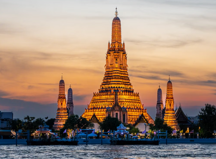 방콕 왓아룬 사원,bangkok wat arun temple