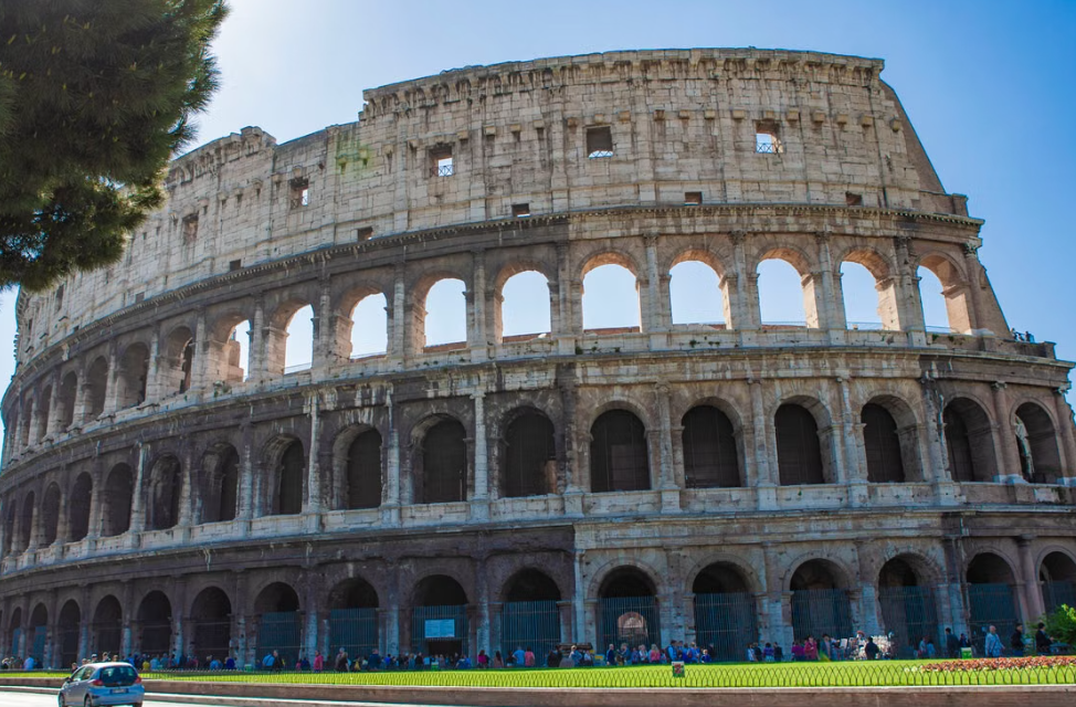 콜로세움 외부 전경,colosseum exterior view